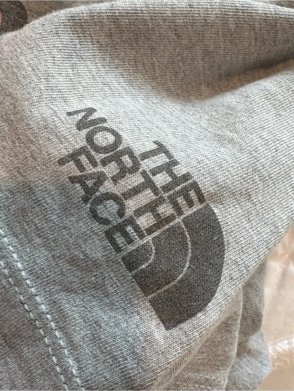 The North Face Grey T-shirt Short-Sleeve Logo Tee Berkeley CA Large